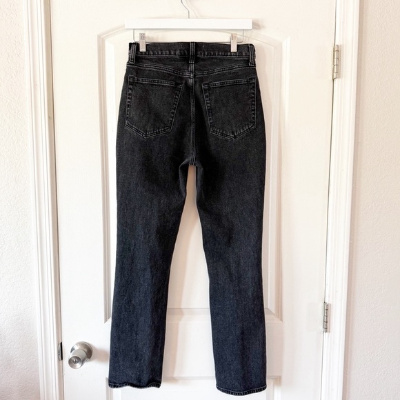 ABERCROMBIE The 90’s Slim Straight Ultra High Rise Jeans Black - Picture 6 of 9